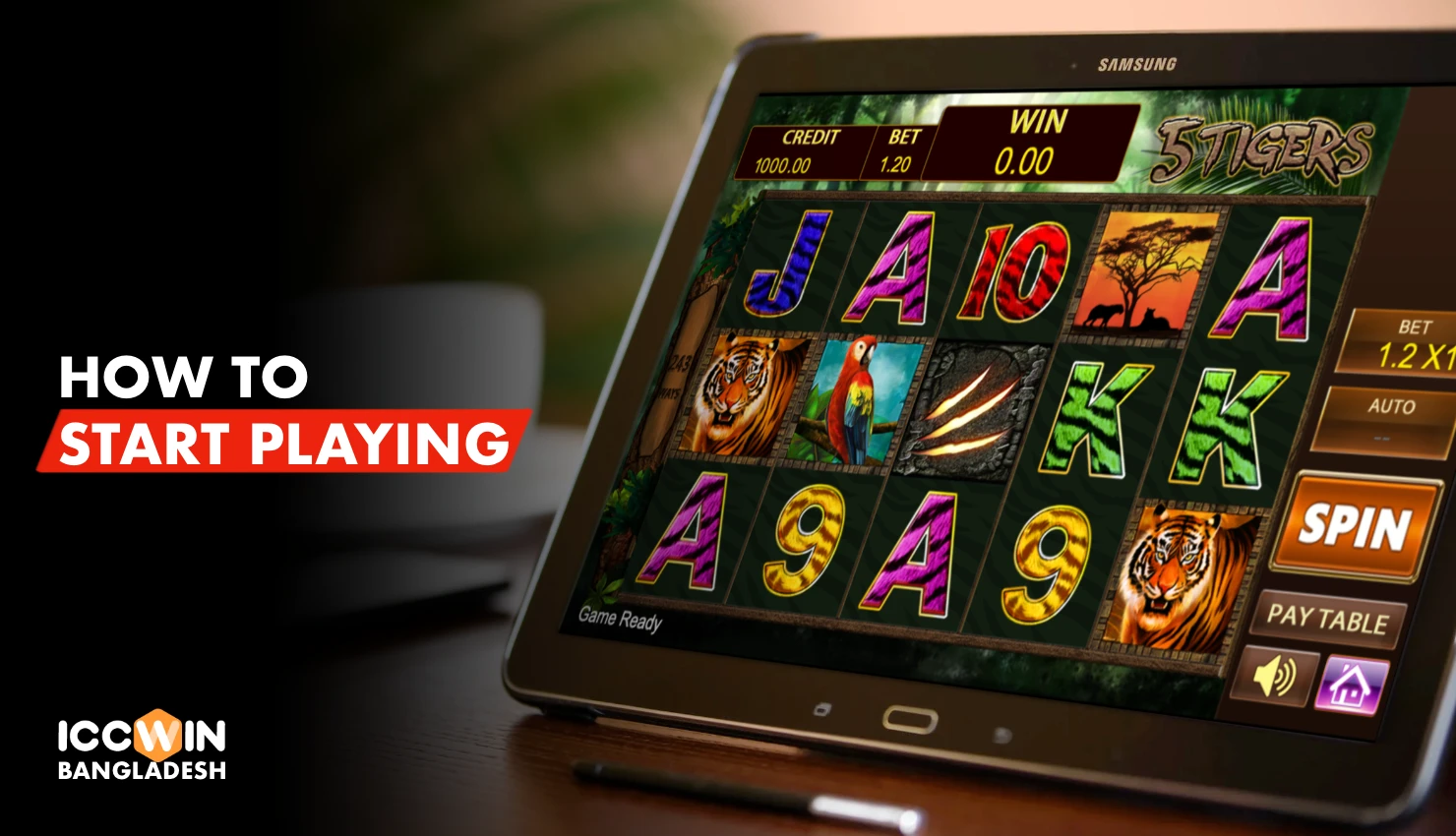 To start playing at Iccwin Casino, you need to meet a few simple conditions