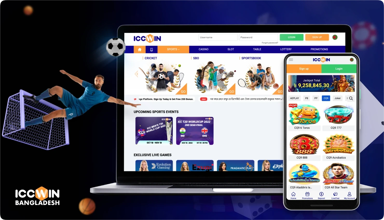 Detailed information about official Iccwin website for legal betting on sports in Bangladesh