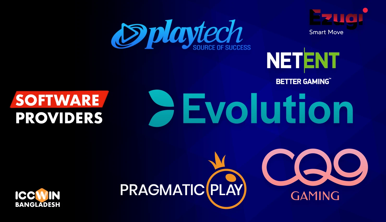 Iccwin Casino has selected the best games from leading software providers