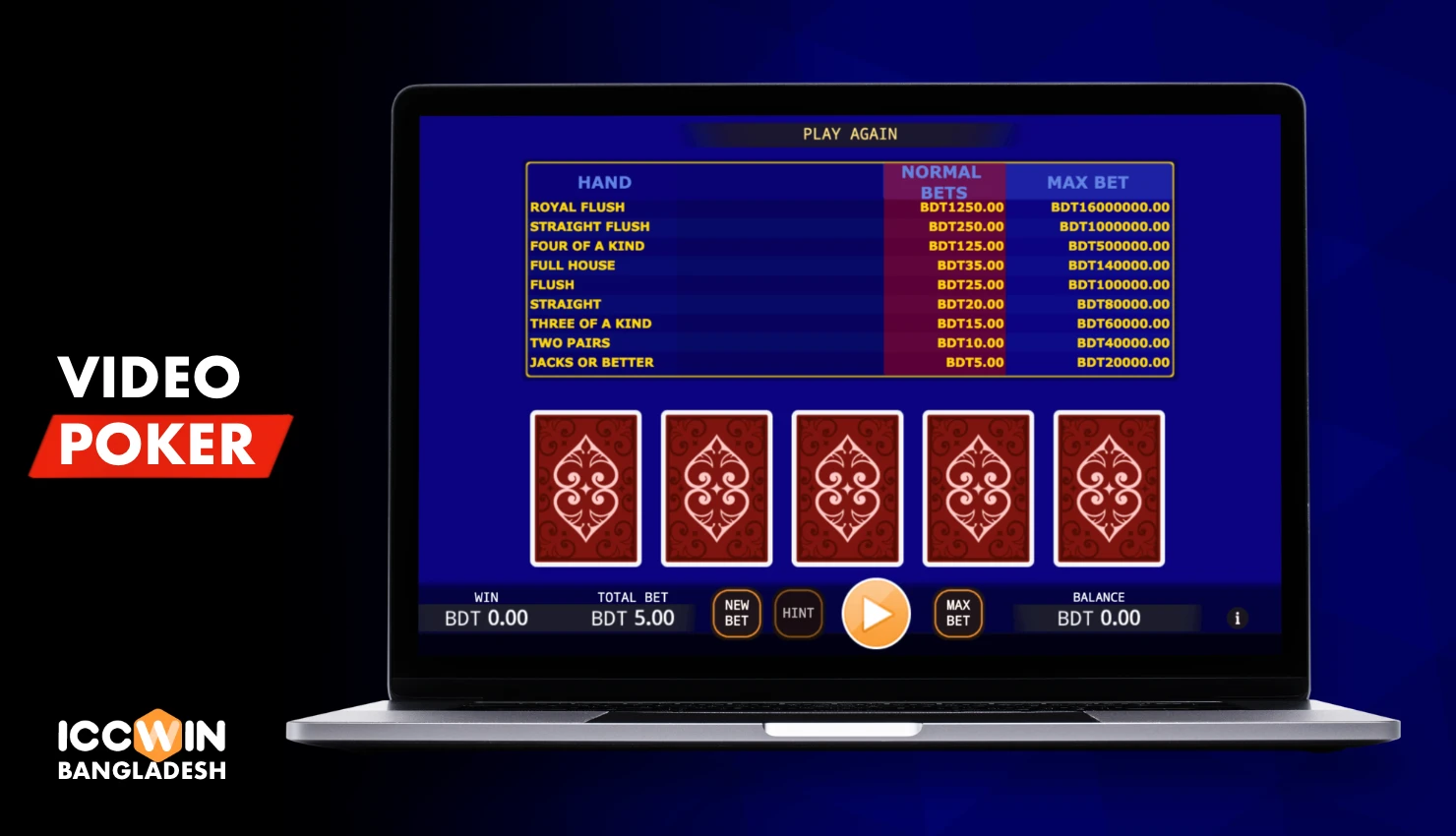 Video poker at Iccwin platform gives you the opportunity to compete with other players from around the world